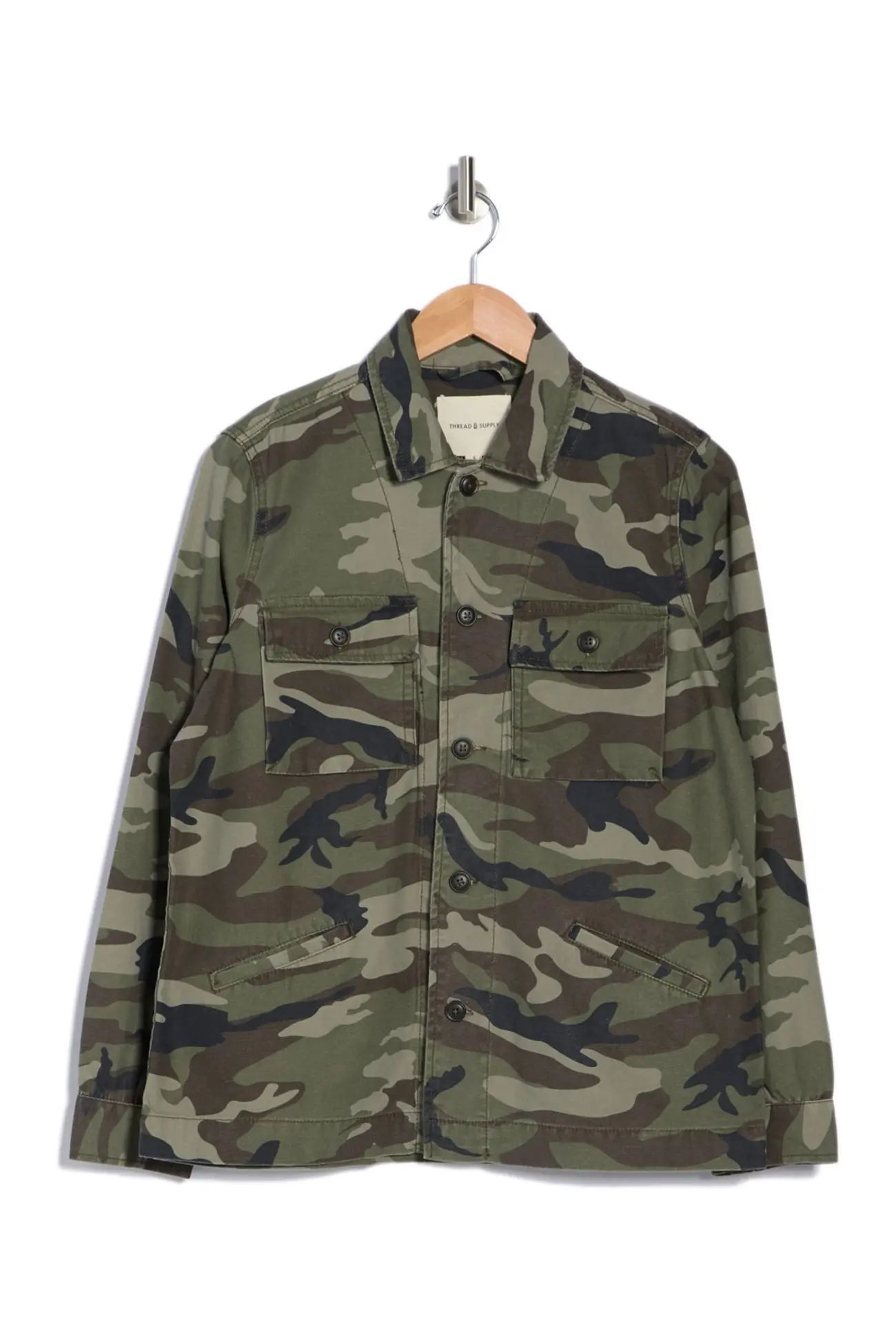 THREAD AND SUPPLY | Mickie Camo Twill Utility Jacket | Nordstrom Rack | Nordstrom Rack