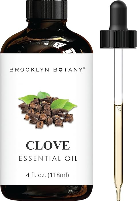Brooklyn Botany Clove Essential Oil - Huge 4 Fl Oz - 100% Pure and Natural - Premium Grade with D... | Amazon (US)