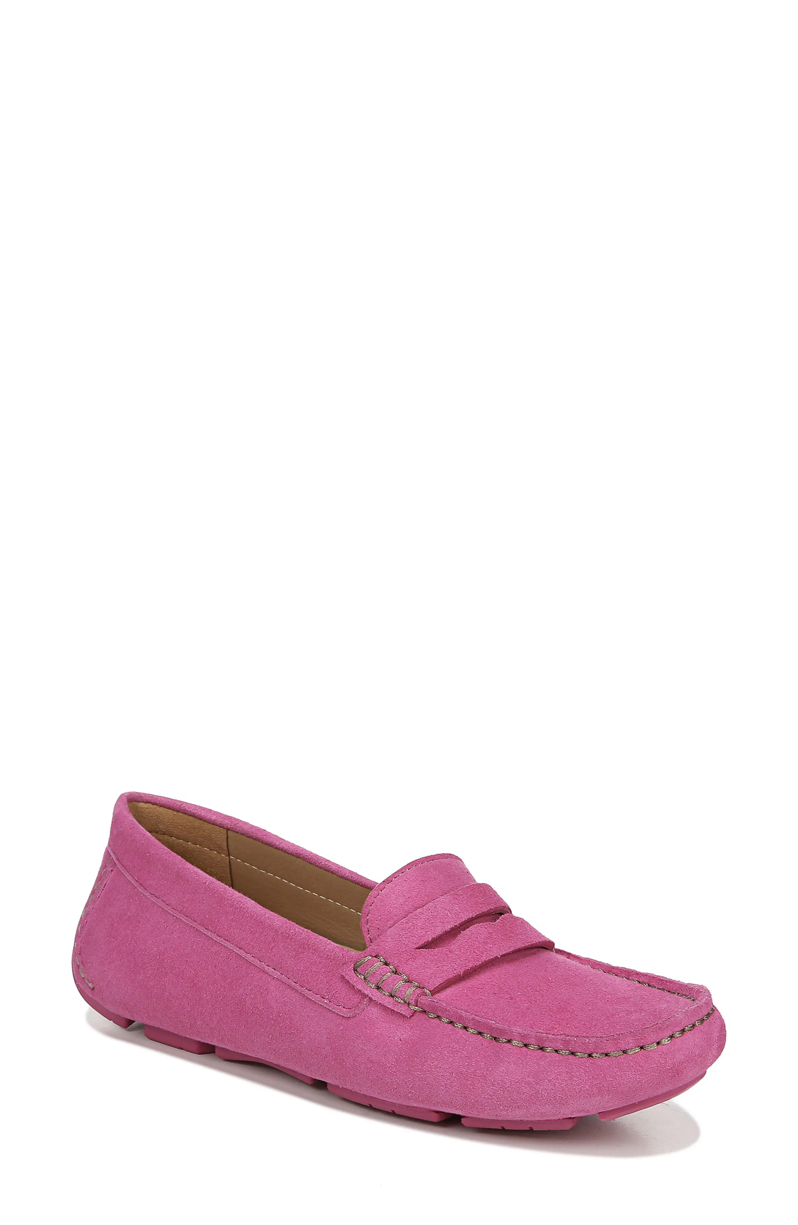 Women's Naturalizer Natasha Driving Moccasin, Size 4 M - Pink | Nordstrom