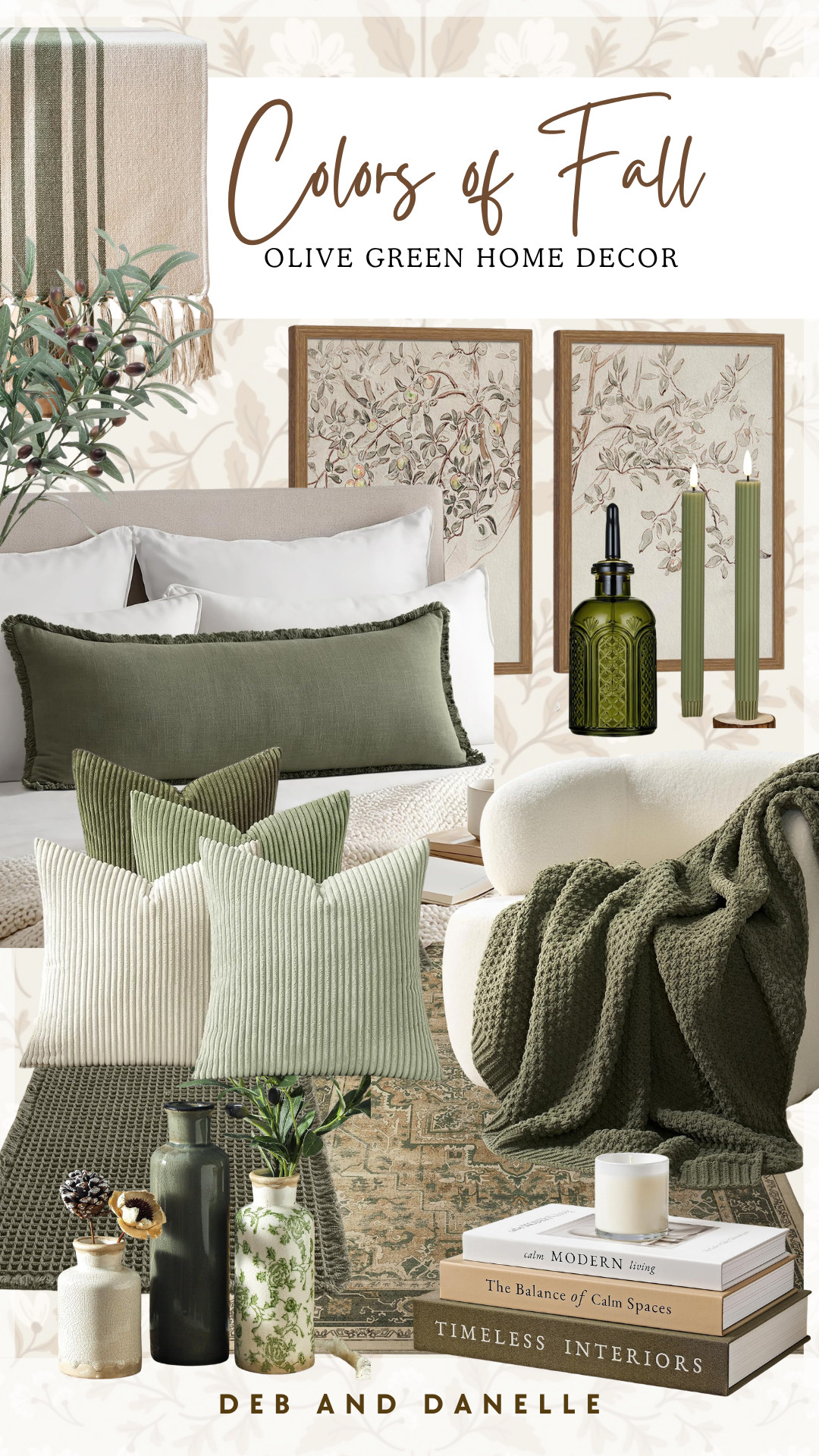 Olive green is one of the trending colors of Fall. Here are some olive green home decor finds from Amazon to help you create a cozy and trendy space.  

 #LTKSeasonal #LTKHome