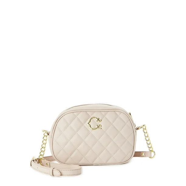 C. Wonder Women's Talia Small Camera Crossbody Bag, Oxford Tan - Walmart.com | Walmart (US)