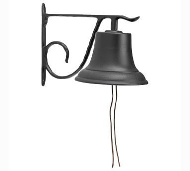 Wall-Mounted Aluminum Bell | Pottery Barn | Pottery Barn (US)