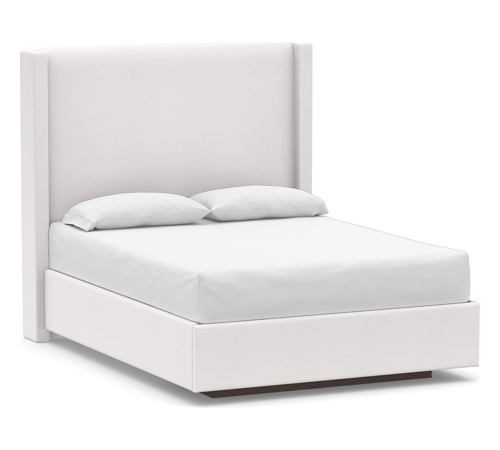 Harper Non-Tufted Upholstered Storage Platform Bed | Pottery Barn (US)