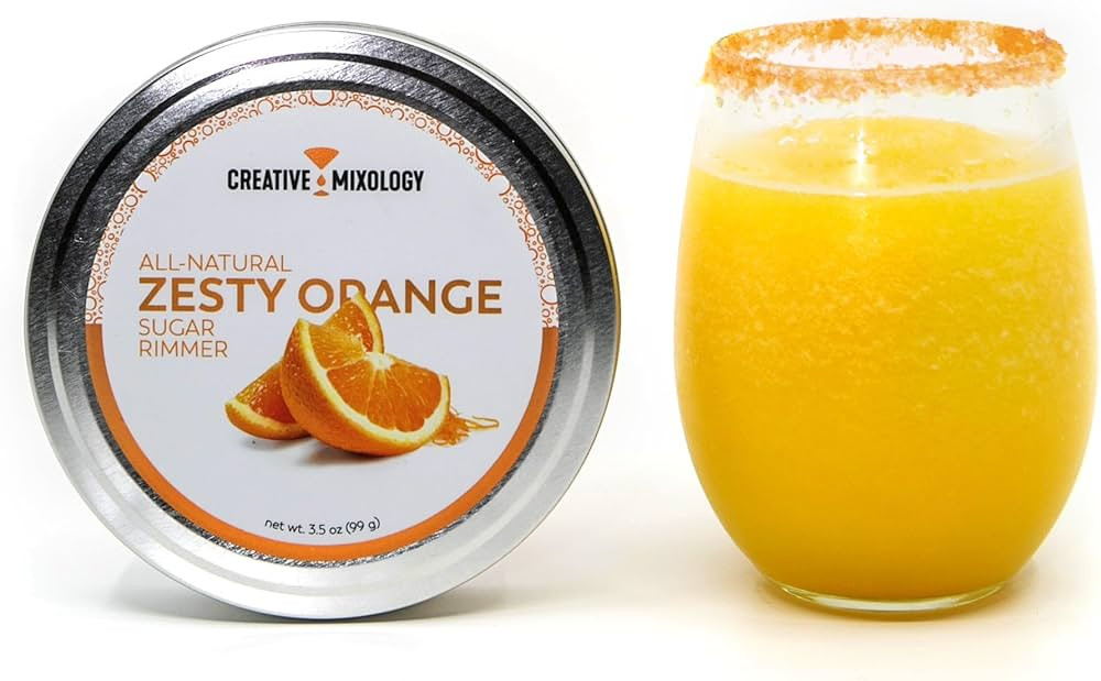The Spice Lab Zesty Orange Sugar Glass Cocktail Rimmer for Martinis & Margaritas - Great Orange S... | Amazon (US)