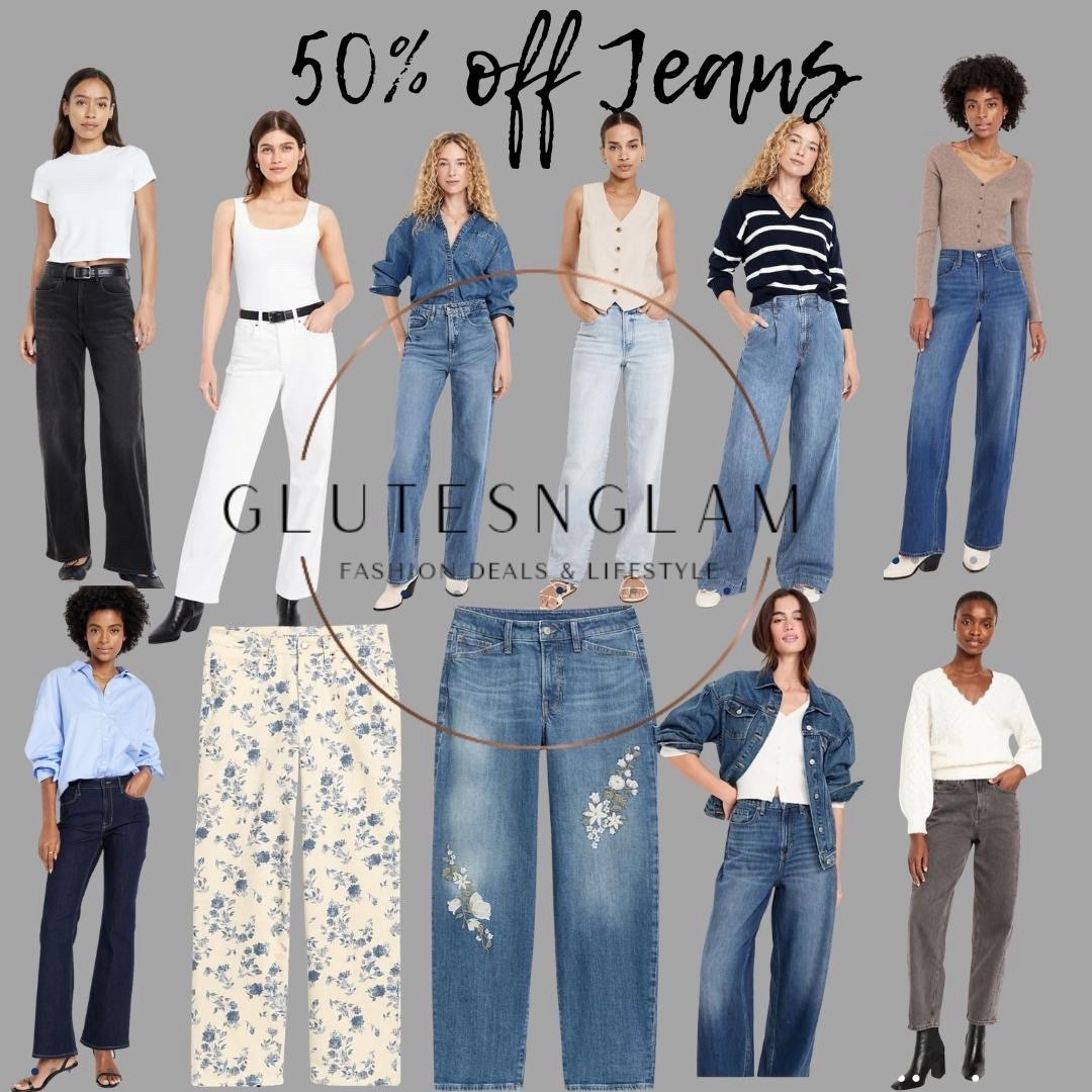 Spring style! Jeans are on Sale 50% off at old navy today! Spring style jeans, spring printed jeans, floral jeans, barrel jean, old navy  

#LTKSaleAlert #LTKSeasonal #LTKdayinmylife