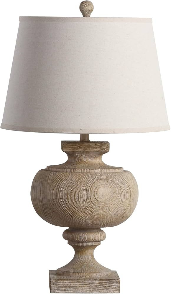 SAFAVIEH Lighting Collection Prescott Rustic Farmhouse Wood Finish 31-inch Bedroom Living Room Ho... | Amazon (CA)
