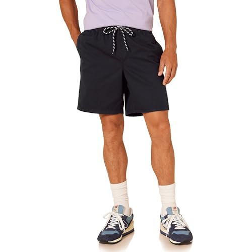 Amazon Essentials Men's Drawstring Walk Short, Black, X-Small | Amazon (US)