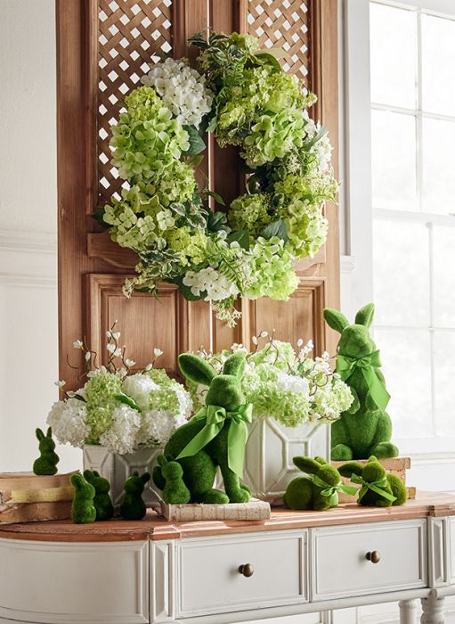 Lush Spring Hydrangea Wreath | Antique Farm House