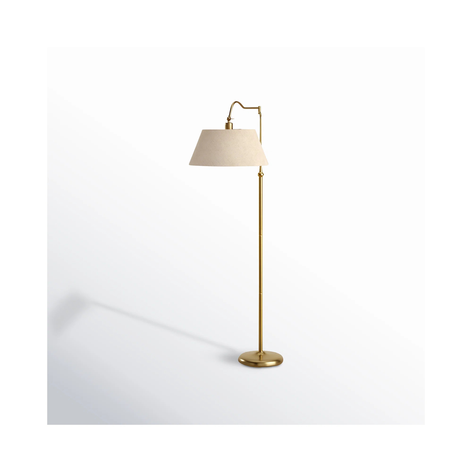 Theodora Dimmable Swing Arm Floor Lamp | Birch Lane