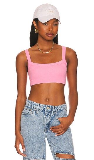 Shelby Super Crop Top in Pink | Revolve Clothing (Global)