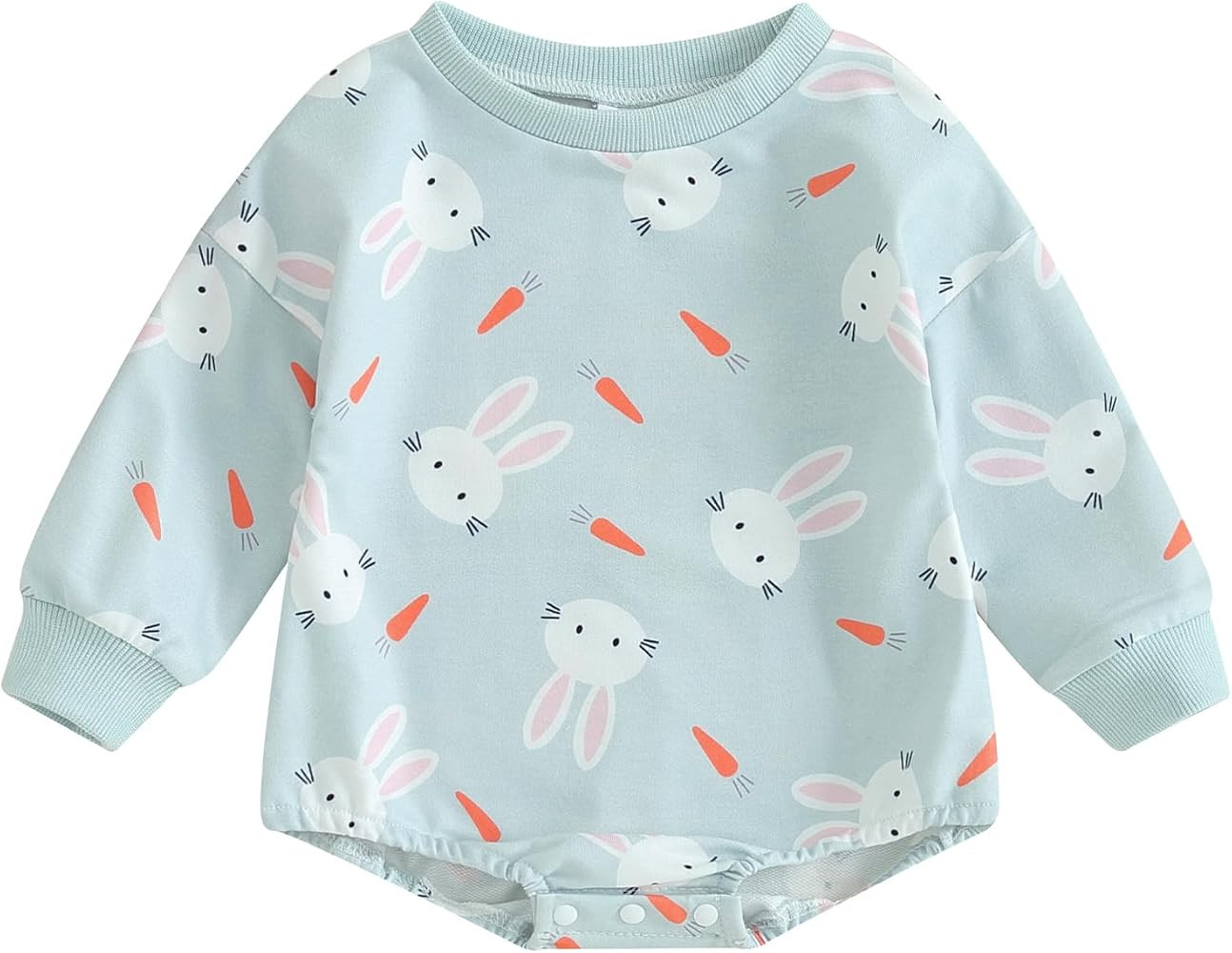 FIOMVA My First Easter Baby Girl Outfit Newborn Bunny Bubble Romper Toddler Rabbit Sweatshirt Inf... | Amazon (US)