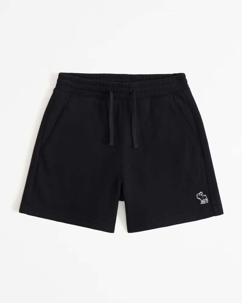 boys essential fleece icon shorts | boys matching sets | Abercrombie.com | Abercrombie & Fitch (US)