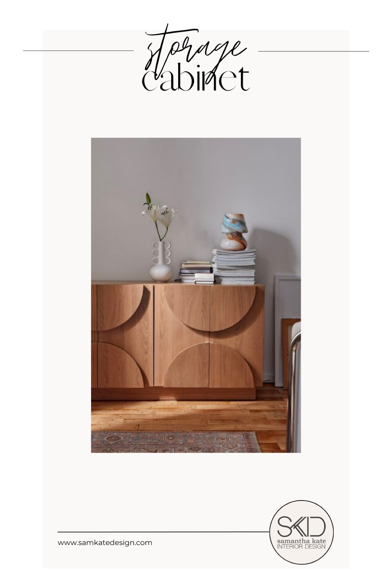 Cute storage cabinet, even better in pairs  
Half moon storage cabinet 
Wood tone, modern cabinet

#LTKSeasonal #LTKFind #LTKhome