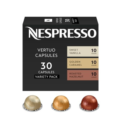 Nespresso Vertuo, Barista Flavored Pack, Medium Roast, 30-Count Coffee Pods | Amazon (US)