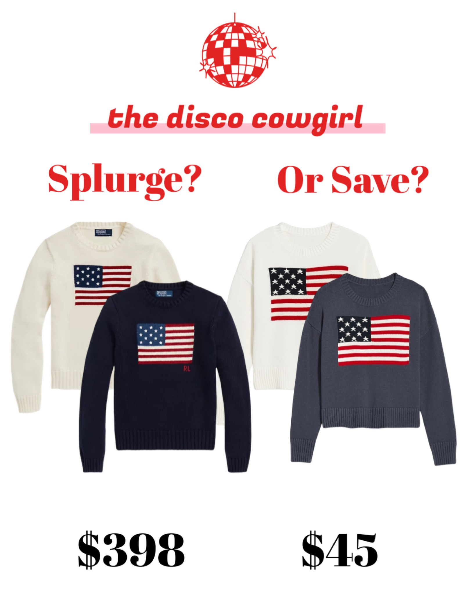 The famous Ralph Lauren sweater has a similar looking match at Old Navy for a fraction of the price!

#LTKSaleAlert #LTKFindsUnder50 #LTKSeasonal