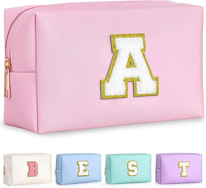 TOPEAST Initial Makeup Bag, Birthday Gifts for 4 5 6 7 8 9 10 11 12 Year Old Girls, Personalized ... | Amazon (US)
