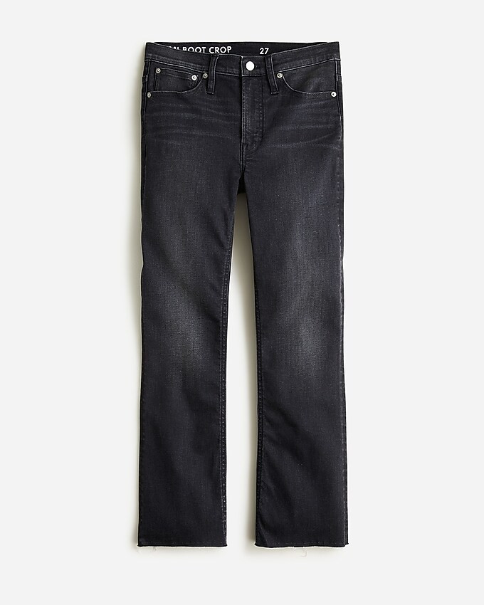 9" demi-boot crop jean in Charcoal wash | J. Crew US
