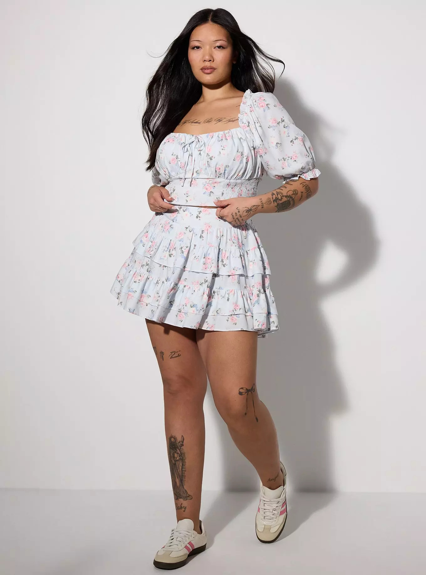 LoveSick Tiered Mini Skort | Torrid (US & Canada)