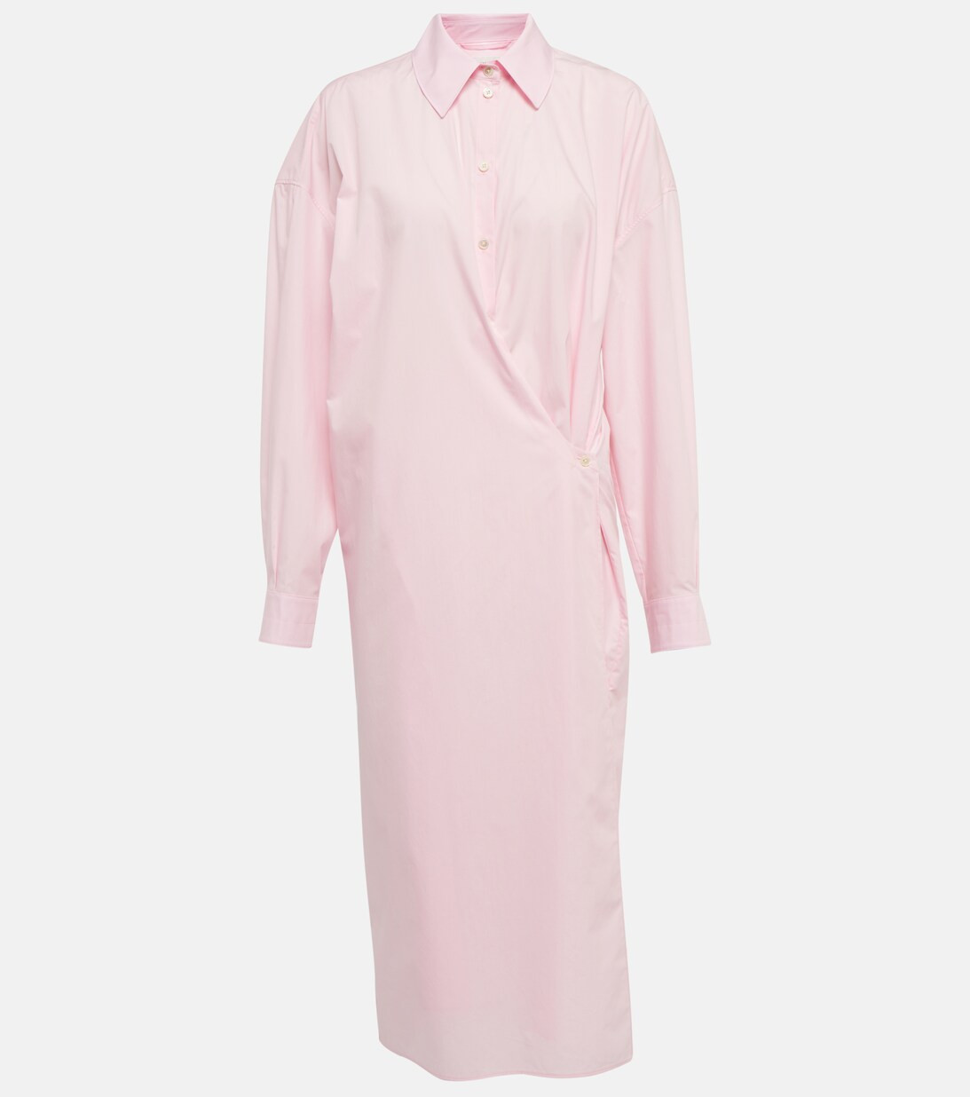 Twisted cotton shirt dress | Mytheresa (INTL)