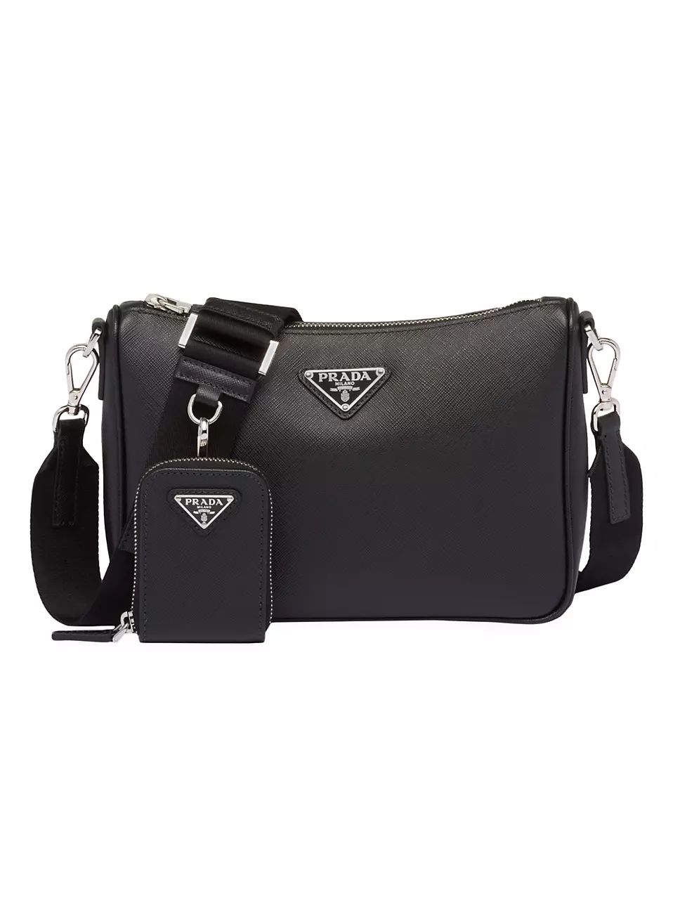 Prada Saffiano-Leather Shoulder Bag | Saks Fifth Avenue