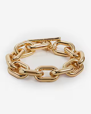 Thick Chain Toggle Bracelet | Express