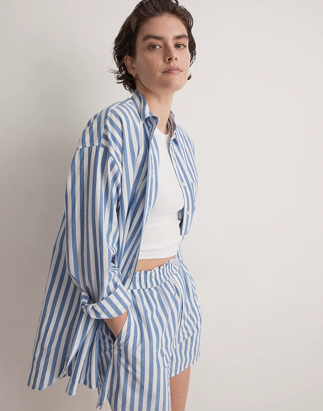 Signature Poplin Oversized Shirt | Madewell