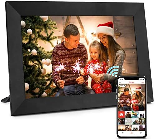 Henscoqi 10.1 inch WiFi Digital Photo Frame with IPS Touch Screen, Easy Setup to Share Photos and... | Amazon (US)