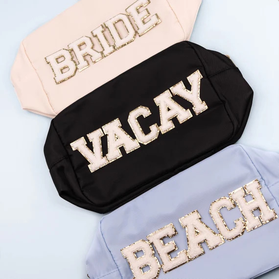 XL Nylon Bag  SEWN-ON Letter Patch Bag  Travel Bag  | Etsy | Etsy (US)