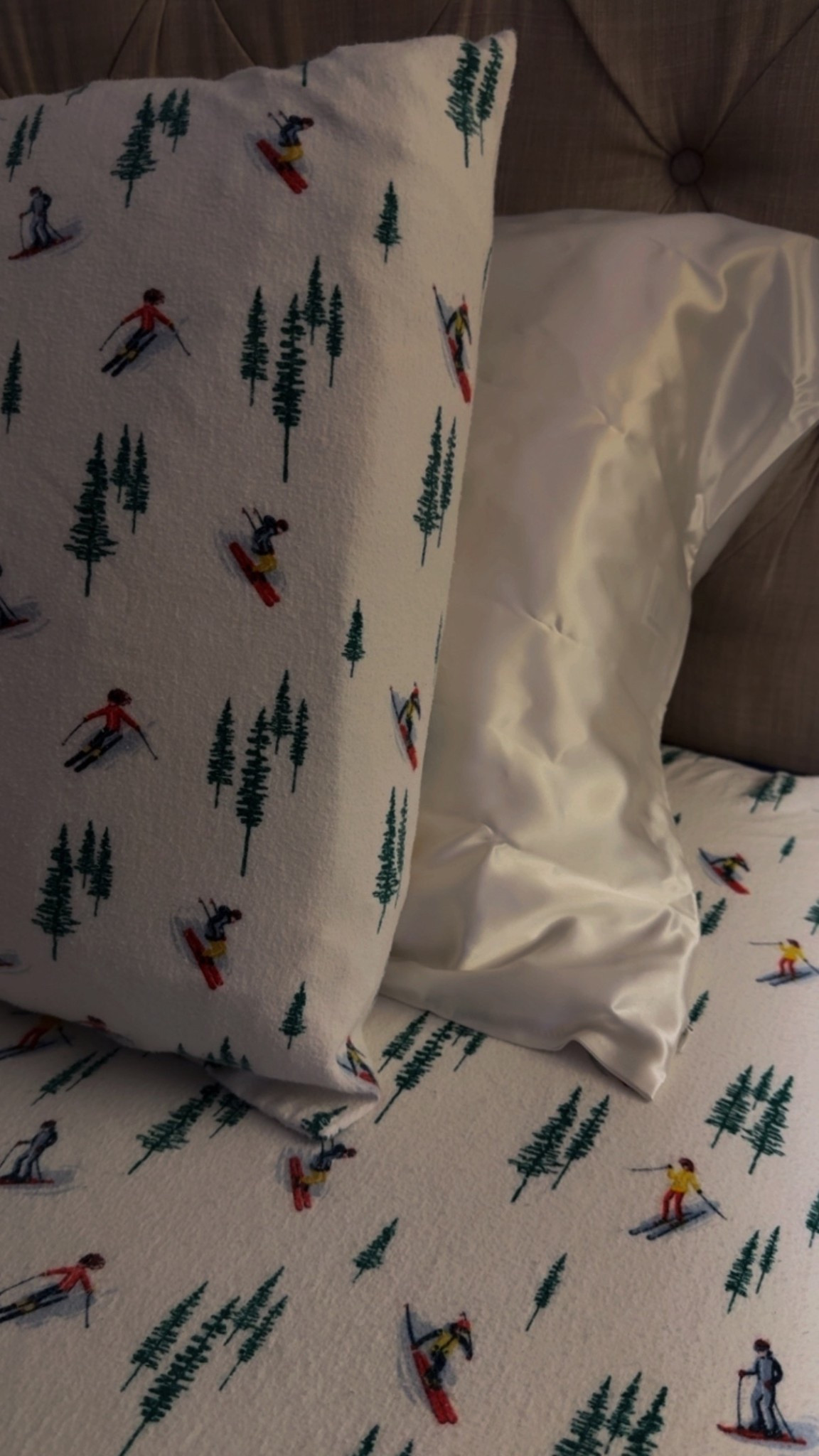 Love that vibe 😌 Here’s a version that keeps it subtle and if-you-know-you-know:

Nothing beats slipping into the coziest flannel sheets when temps drop ❄️ Soft, warm, and breathable—these are hands down the best flannel sheets I’ve tried. They get better with every wash and make getting out of bed way harder 😴✨

And yes… the silk pillowcase too 👀 Helps with frizz, sleep lines, and just feels next-level luxe… if you know, you know 😌

#LTKFindsUnder50 #LTKSeasonal #LTKHome