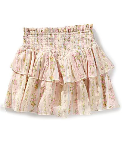 KatieJNYC Big Girls Brooke Floral Print Skirt - L | Dillard's