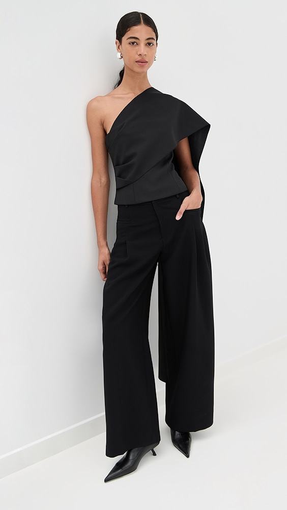 One Shoulder Cape Top | Shopbop
