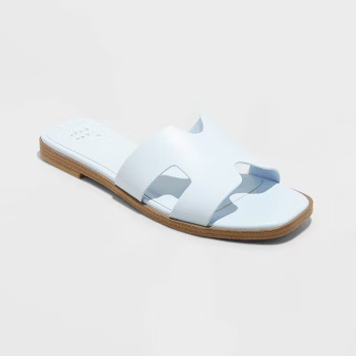 Women's Nina Slide Sandals with Memory Foam Insole - A New Day™ | Target