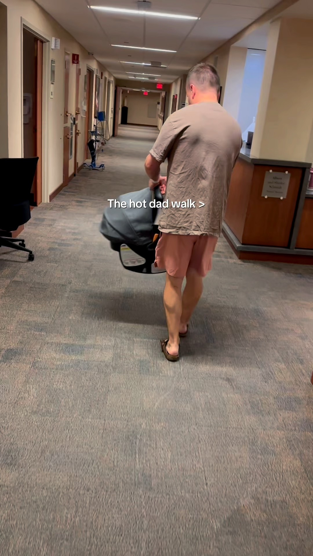 The hot dad walk as we leave the hospital

#LTKFamily #LTKBaby