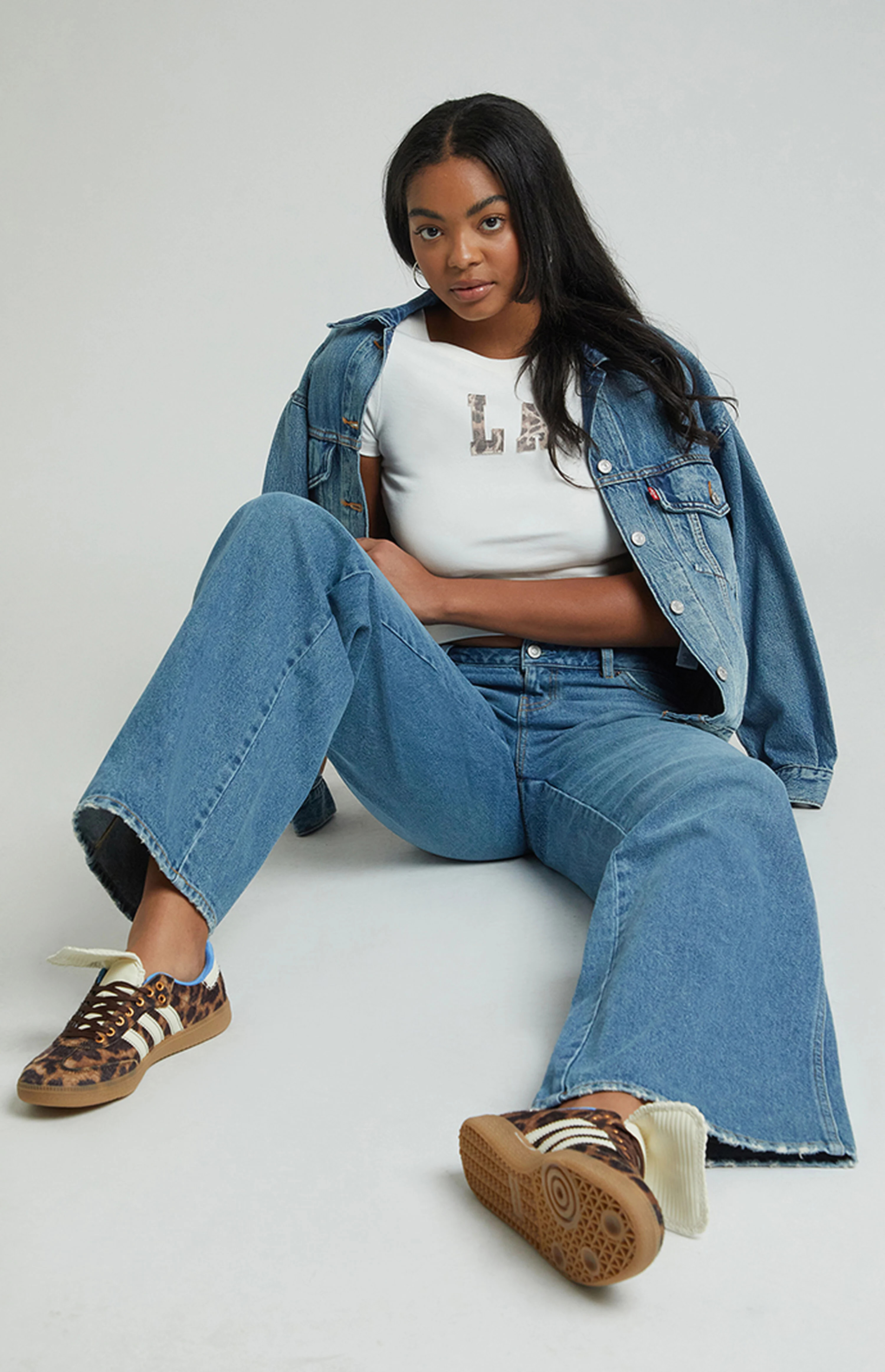 PacSun Casey Medium Indigo Low Rise Baggy Jeans | PacSun