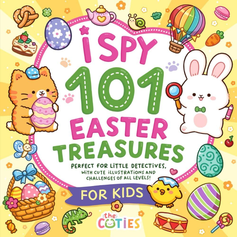 I Spy 101 Easter Treasures: Easter Search & Find: Hidden Eggs, Surprises & More! Joyful Easter Ba... | Amazon (US)
