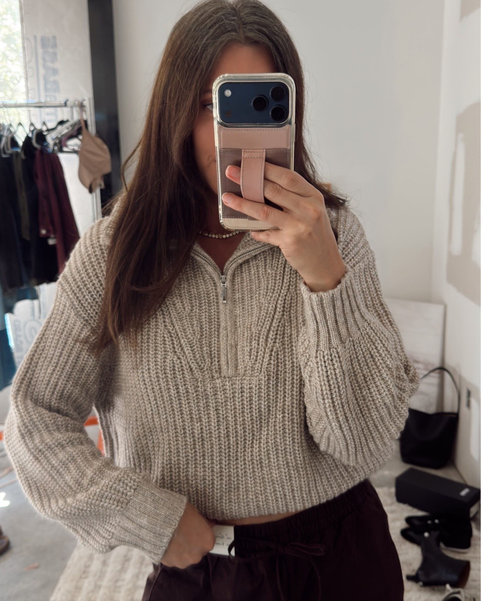 Wearing the small sweater

#LTKSeasonal #LTKOver40 #LTKootd