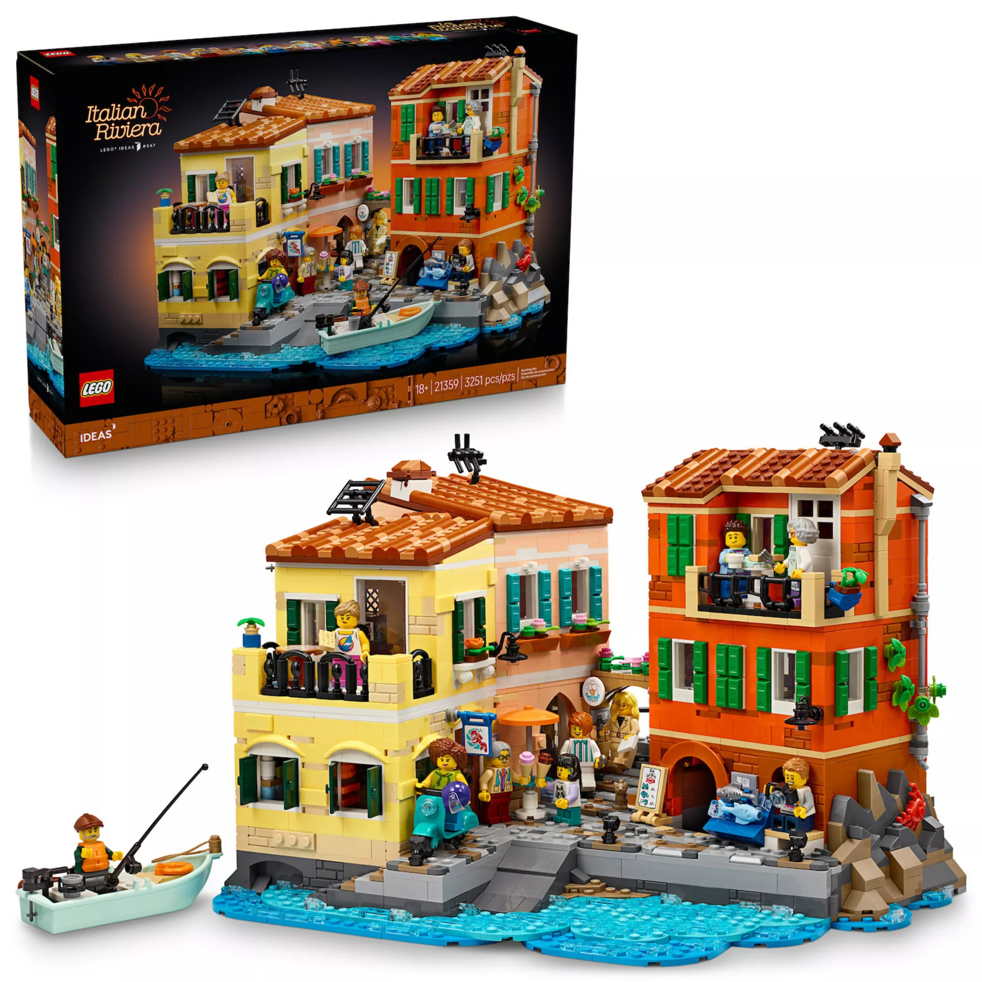 LEGO Ideas Italian Riviera 21359 Building Kit (3251 Pieces) | Kohl's