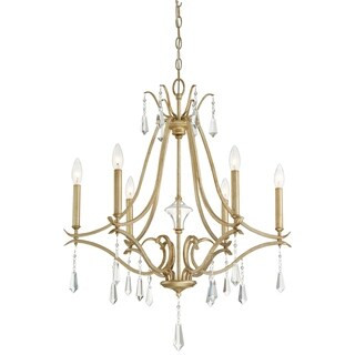 Laurel Estate Brio Gold 6 Light Chandelier By Minka Lavery | Bed Bath & Beyond