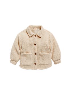 Cozy Sherpa Shacket for Toddler Girls | Old Navy (CA)