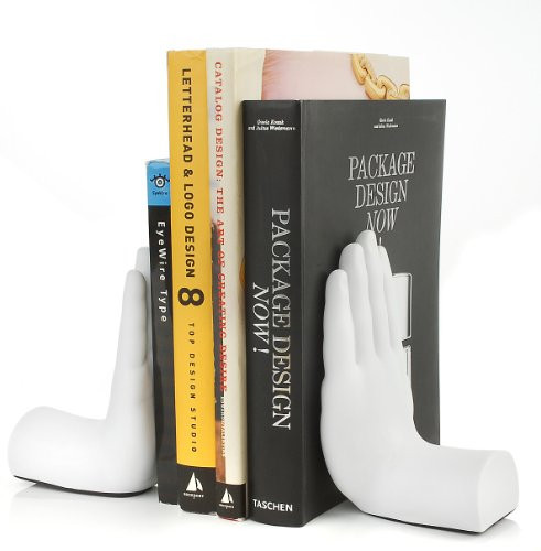 Tech Tools Desktop Madness Series Stop Hand Bookends (HS-8003) | Amazon (US)
