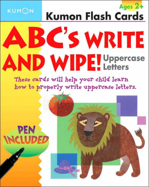 ABC's Write and Wipe!: Uppercase Letters (Kumon Flash Cards) | Barnes & Noble