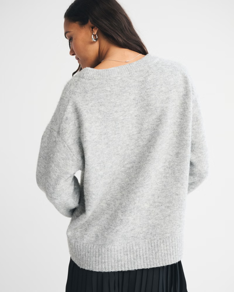 Women's Dad V-Neck Sweater | Women's New Arrivals | Abercrombie.com | Abercrombie & Fitch (UK)