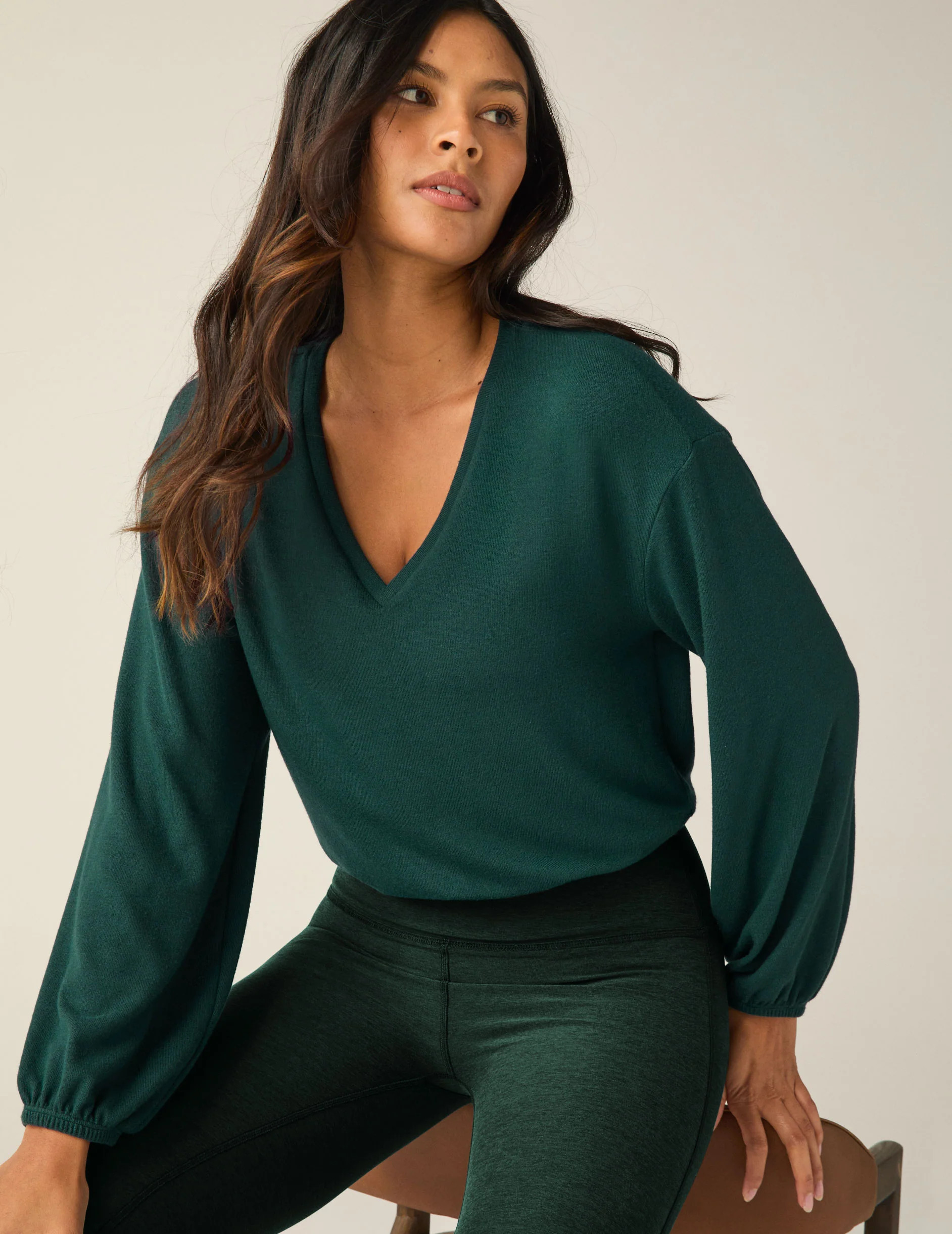 Soft Spoken Cropped Pullover | Beyond Yoga | Beyond Yoga