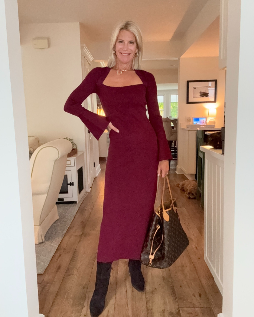 For $48 bucks you can look like a MILLION bucks at Thanksgiving.  Yep! Pair it with a fancy Louis Vuitton bag and a nice pair of Sam Edelman boots and you're all set! 

 #LTKHoliday #LTKOver40 #LTKFindsUnder50