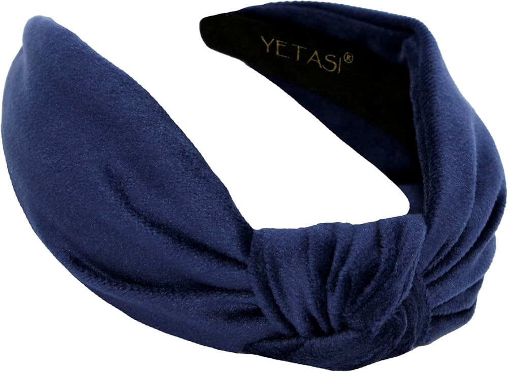 Navy Blue Velvet Headbands Women, Headbands Girls Headbands Trendy, Womens Headbands are Knotted ... | Amazon (US)