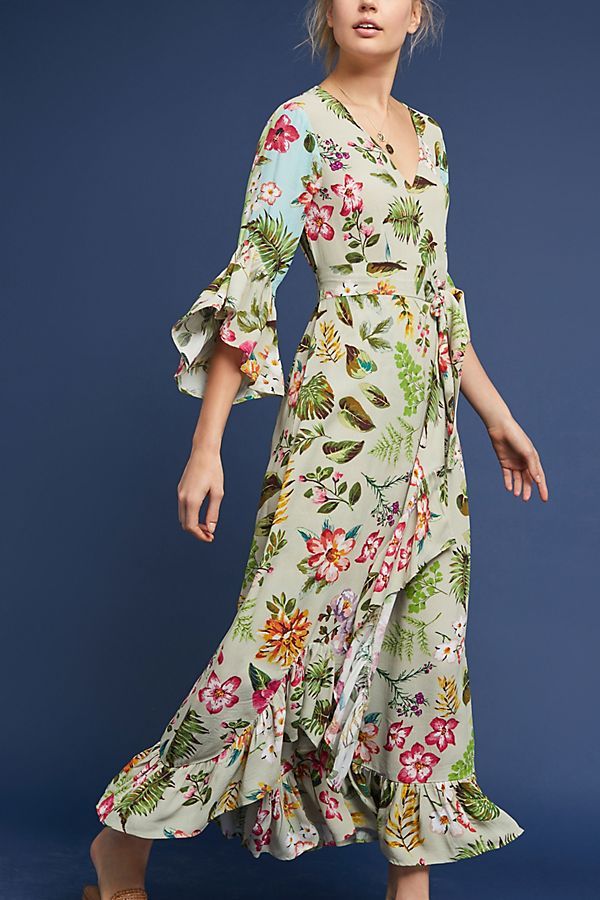 Ruth Floral Maxi Dress | Anthropologie (US)