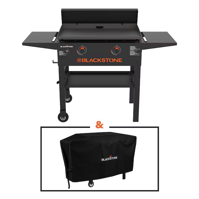 Blackstone 28" Griddle Value Bundle 2-Burner Liquid Propane Flat Top Grill | Lowe's