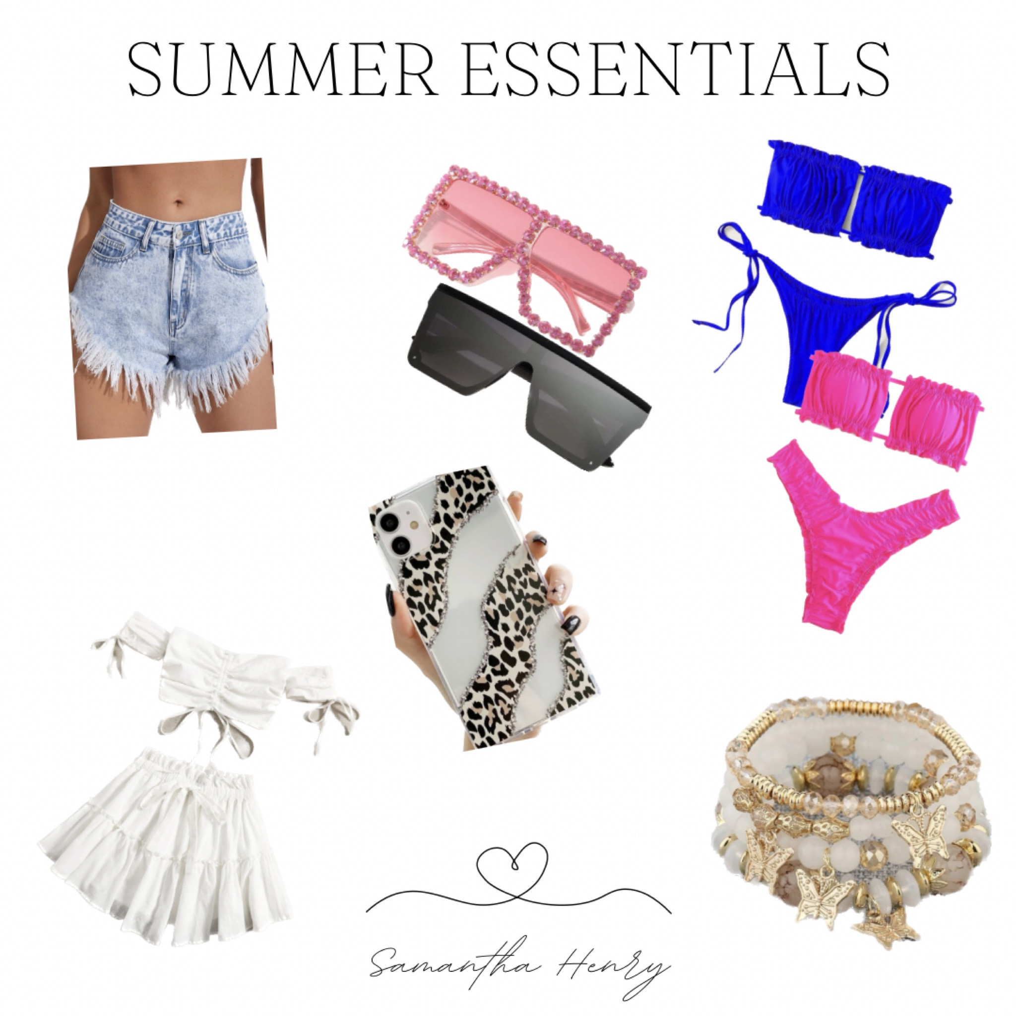 Summer Essentials, Summer Basics, Hot Weather, Cute Clothes, Accessories, Pink and Blue 

#LTKstyletip #LTKSeasonal #LTKunder50