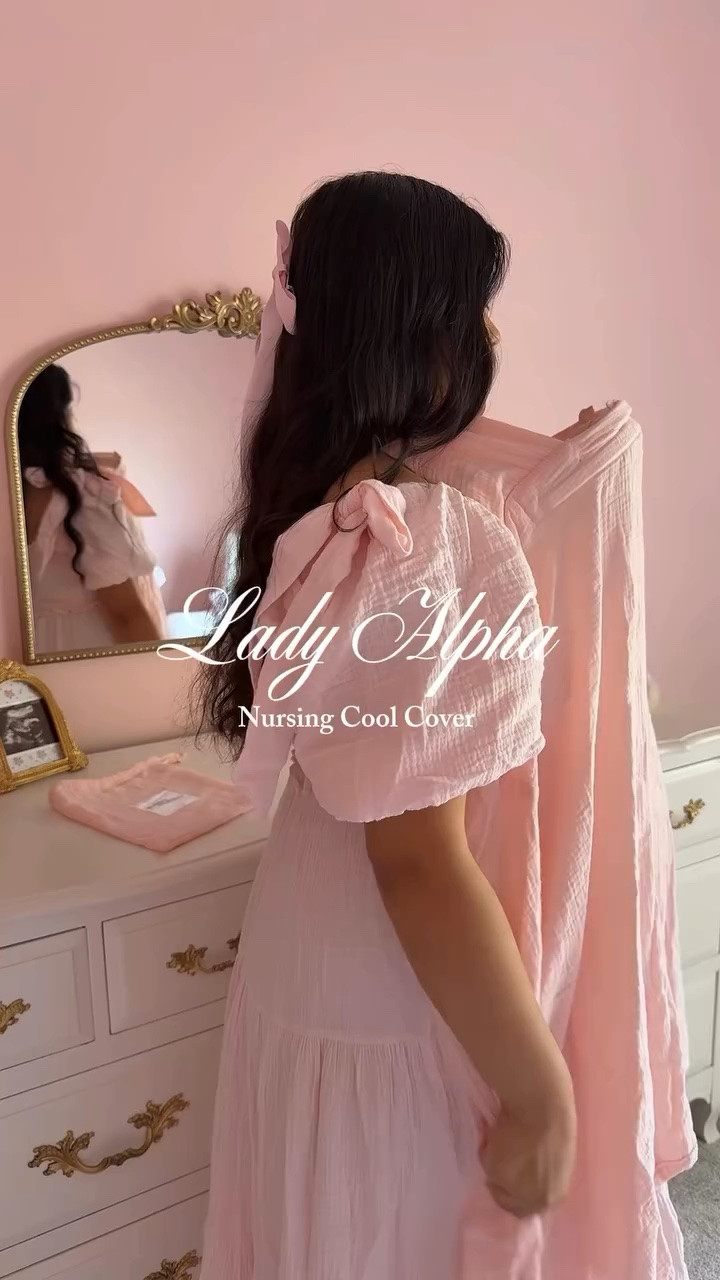 Nursing just got a whole a lot cooler thanks to  @ladyalphaig 🩷

#nursing #momtobe #nursingcover #ladyalpha #pink