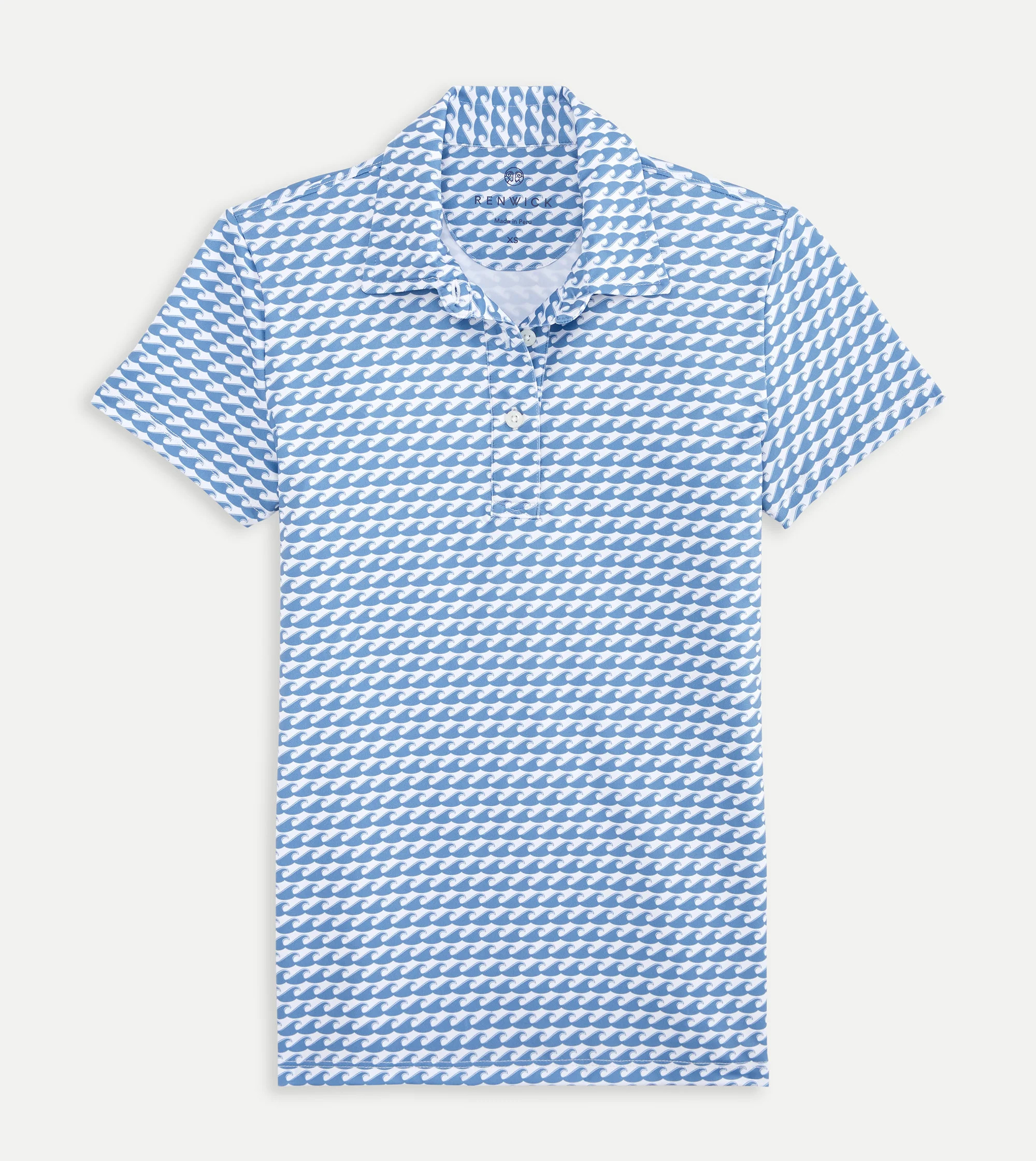 Renwick Printed Performance Polo | Renwick